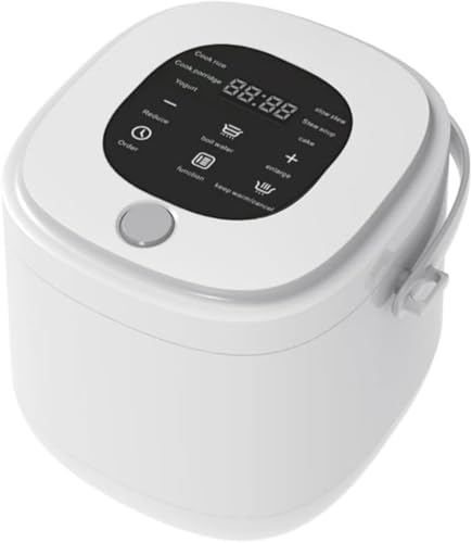 pisipe車用炊飯器 小型 12V/24V兼用 トラック用 多機能電気ポット 蒸し器 鍋 シチュー 炊飯/玄米 保温 予約 ライスクッカー キャンプシガーソケット コンパクト トラック バン ユニバーサル カー車内 防災 長距離運転 操作簡単車 (車用炊飯器)